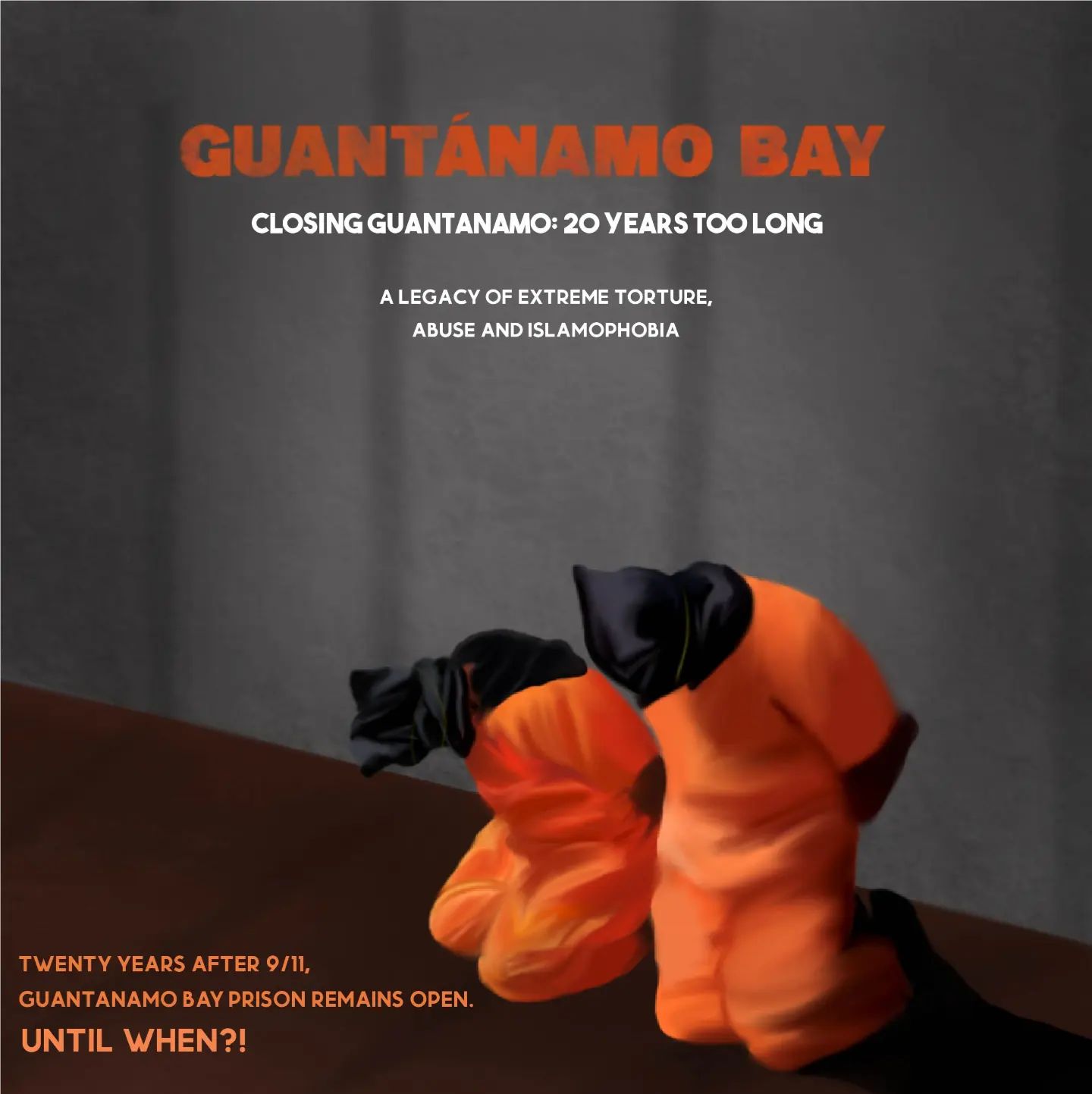 CD Student Zubia Qasim’s Poster Becomes Part of “Close Guantanamo” Campaign