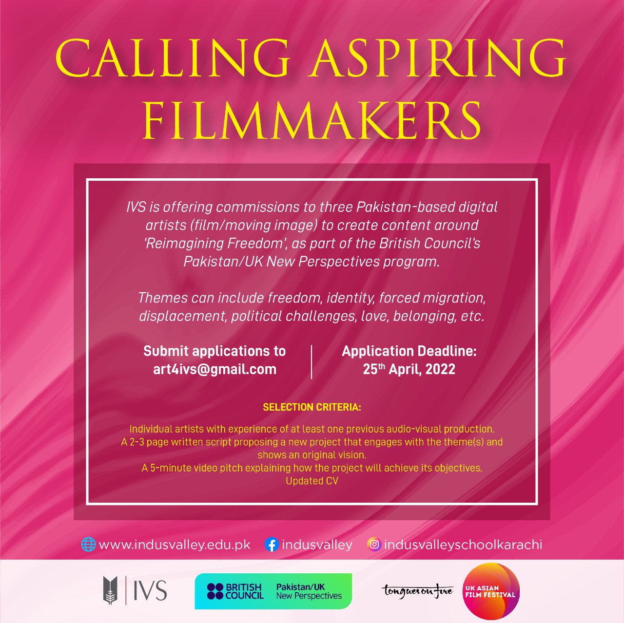 Reimagining Freedom – Present Your Film to an International Audience!