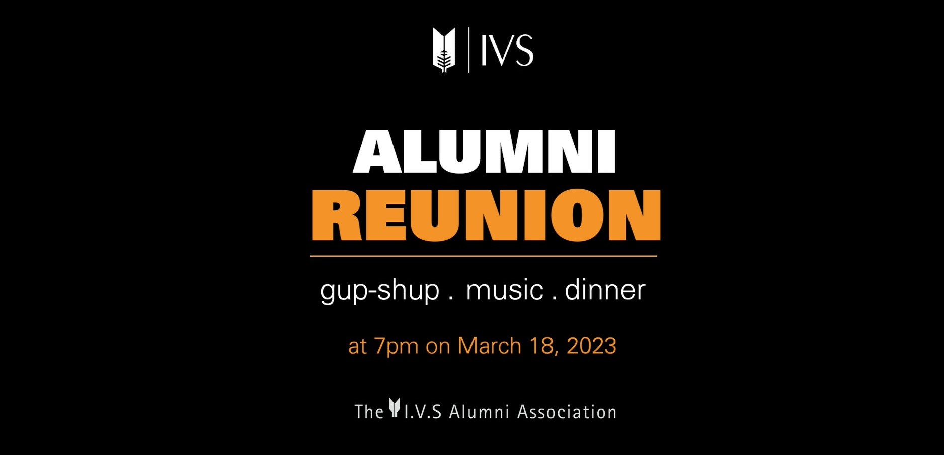 Alumni Reunion: Gup-shup . Music . Dinner