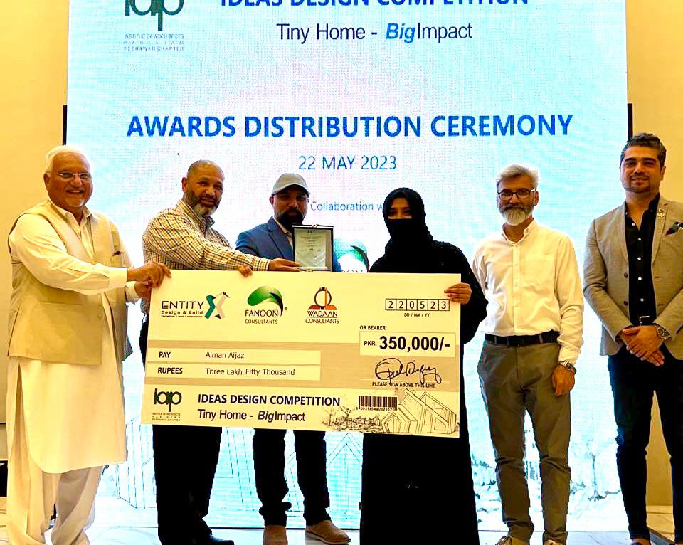 IVS Alum Ar. Aiman Aijaz wins First Prize at the IAP-PC Design Competition