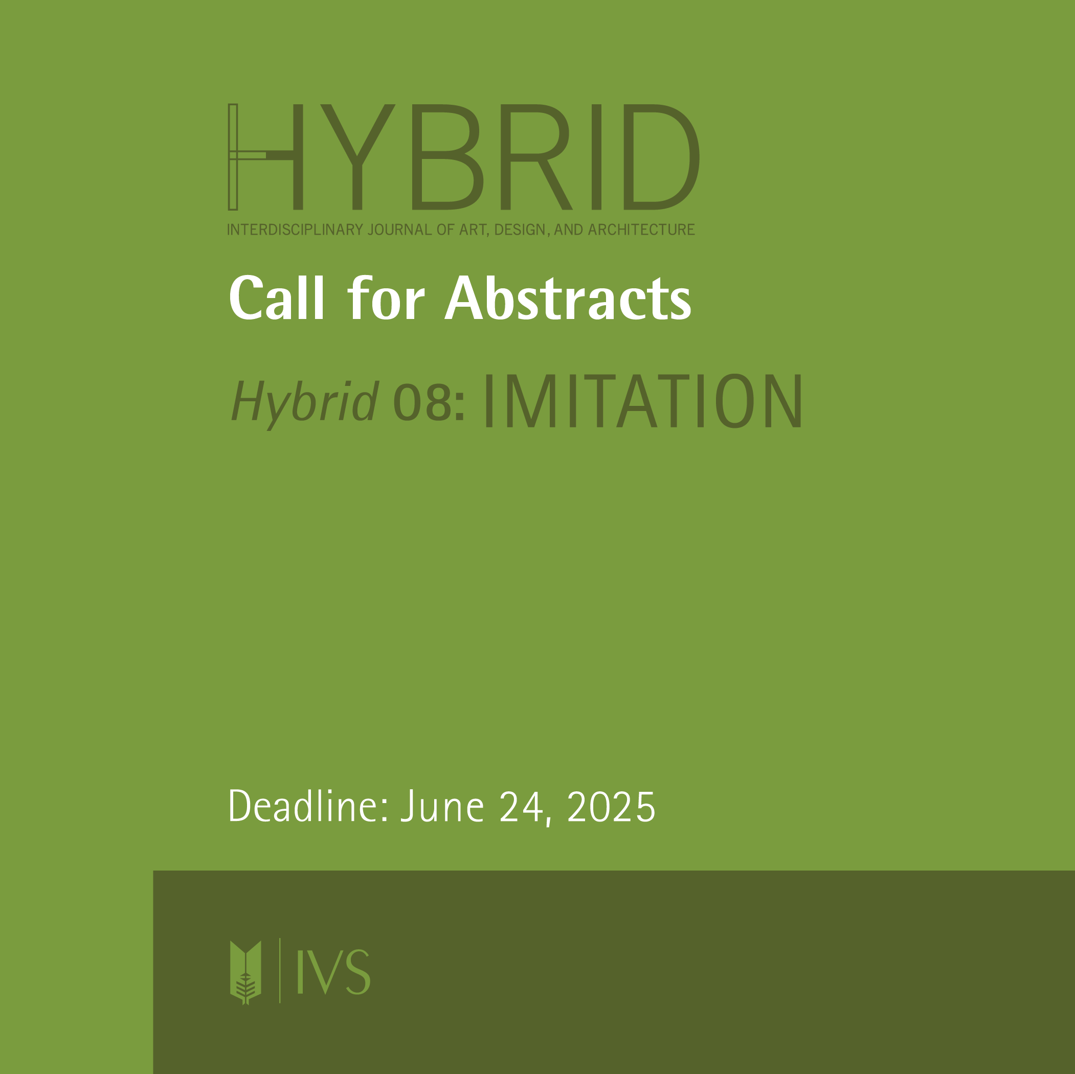 Copy That! – Hybrid 08 Seeks Abstracts on ‘Imitation’